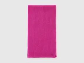 Wool blend scarf - Fuchsia | Benetton