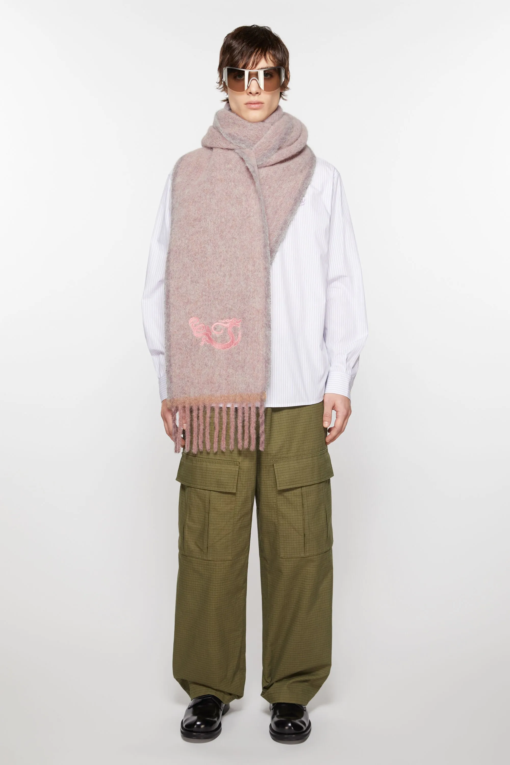 Wool mohair scarf - Narrow