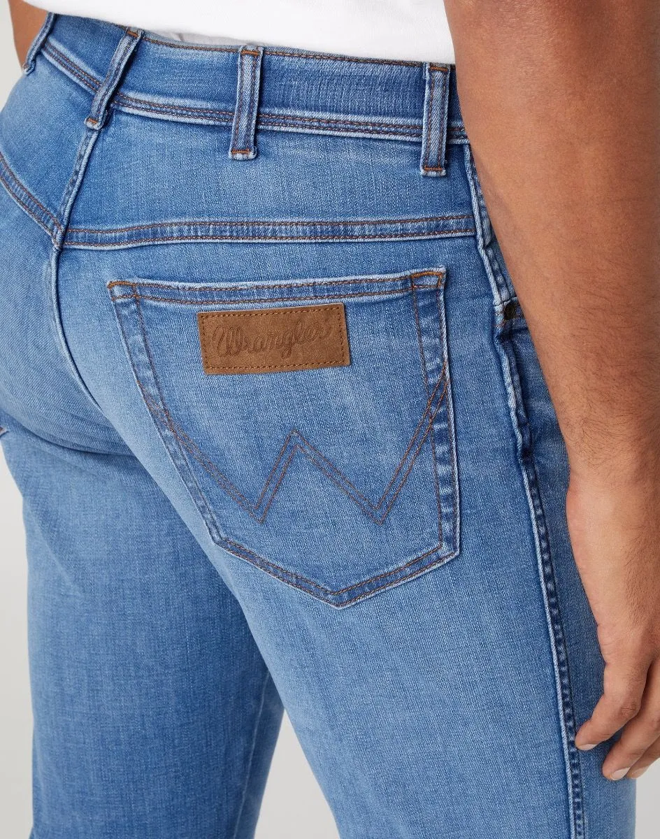 Wrangler Texas Slim Stretch Denim Jeans On Point